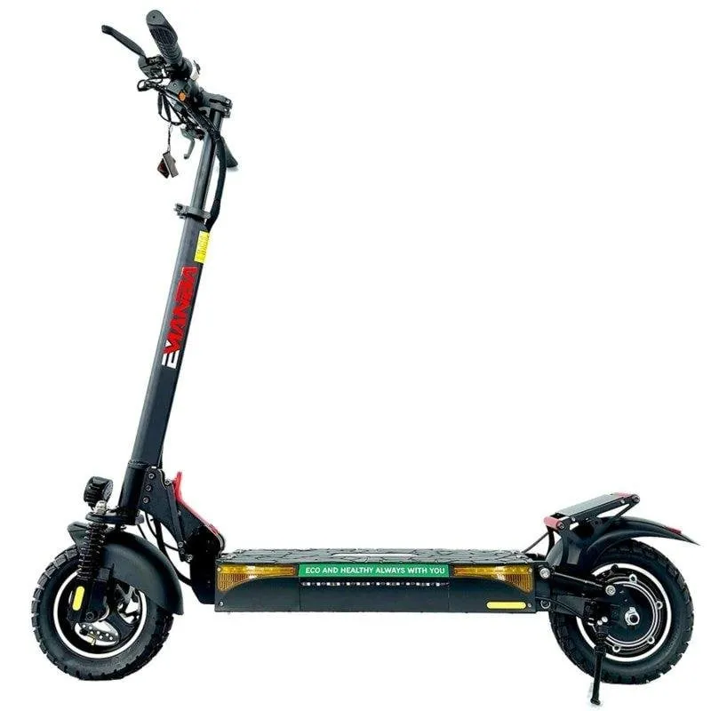 Patinete elettrico Emanba L12 800W Autonomia 40km Ruote 10" Freni a disco Nero