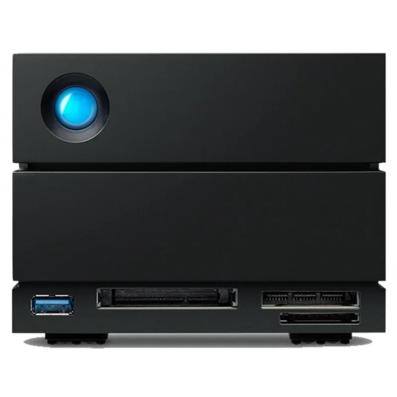 Disco Duro Esterno LaCie 60TB Thunderbolt 3 USB-C 7200RPM 2big Dock v2 con lettore di schede