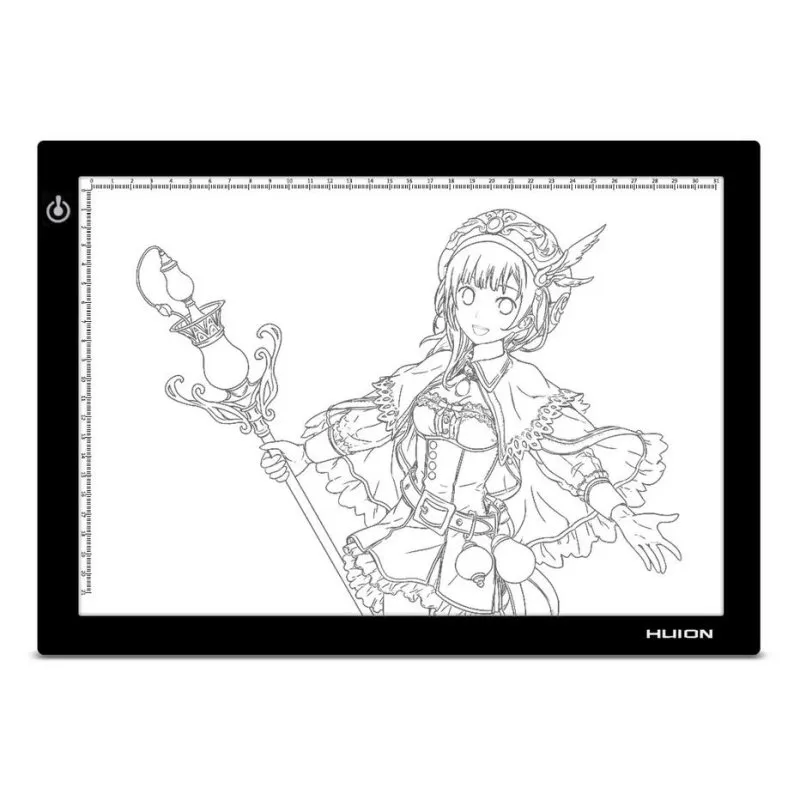 Tavoletta grafica Huion L4S USB LED 310x210 mm 745 cd/m² Nero