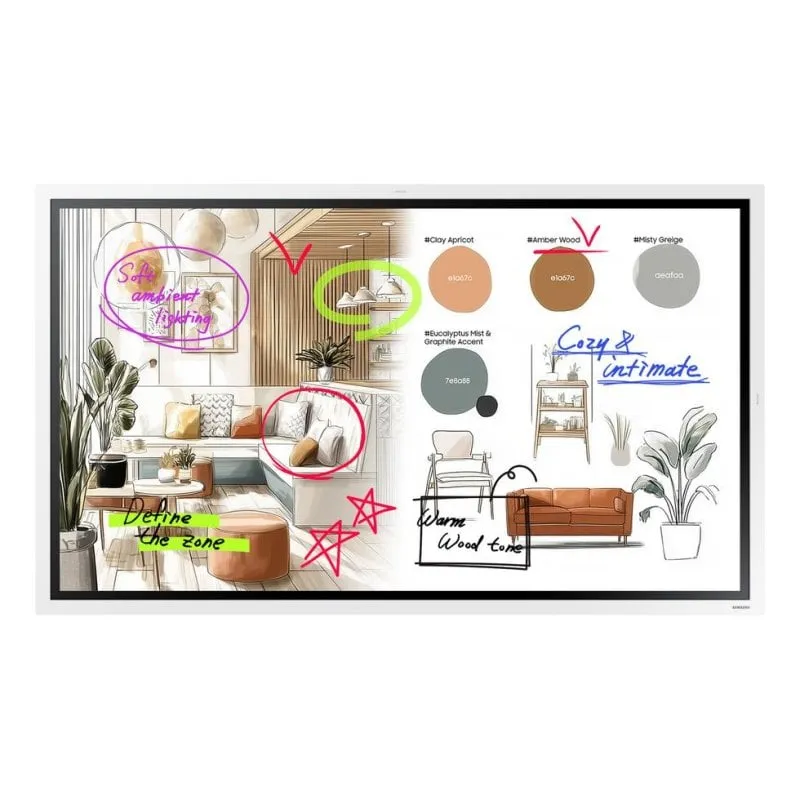 Lavagna Interattiva Samsung Flip WM55F 55 pollici 4K UHD Multi-Touch LED
