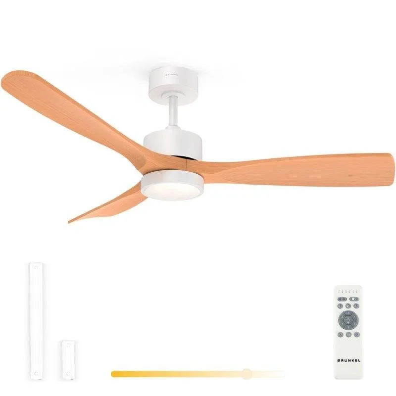 Ventilatore da soffitto Grunkel Skystyle52 132 cm LED 18W motore DC
