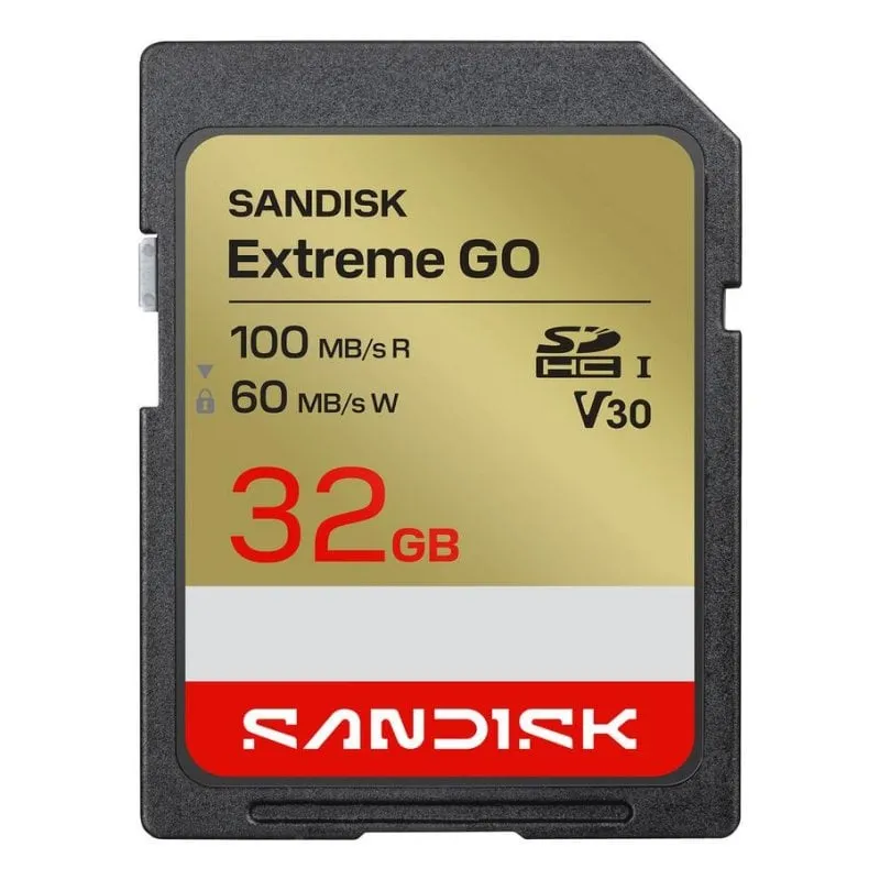 Scheda SanDisk Extreme GO 32GB UHS-I 100MB/s V30 U3