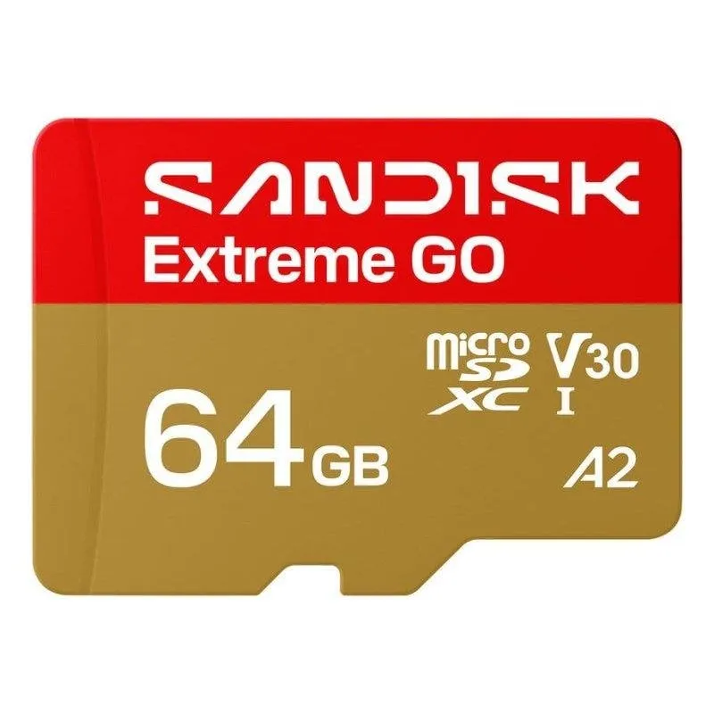 Scheda di memoria SanDisk Extreme GO 64 GB UHS-I 170 MB/s U3 V30 A2