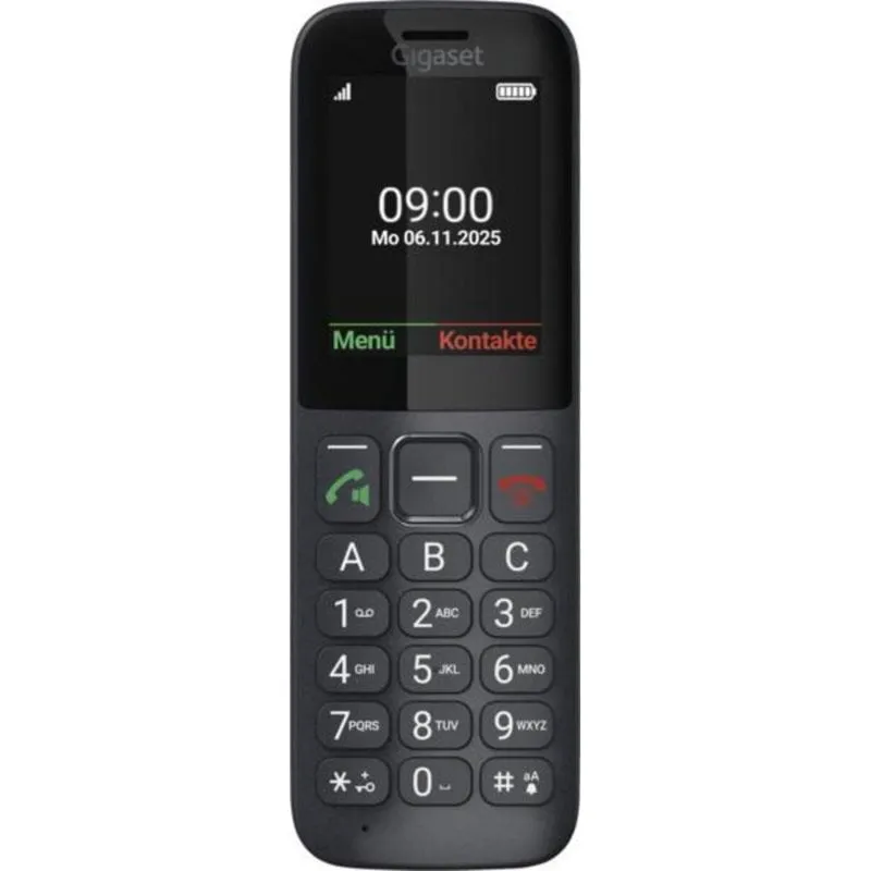 Telefono Gigaset Comfort 600 SIM 2.4 Bluetooth 4G Nero Grigio