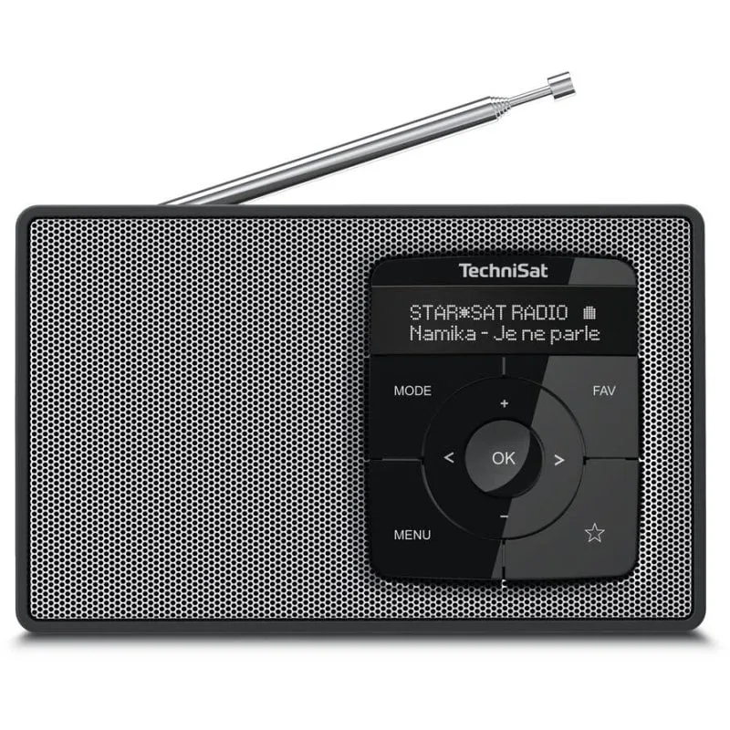Radio TechniSat DigitRadio 2 Portatile DAB+ Bluetooth OLED Nero Argento