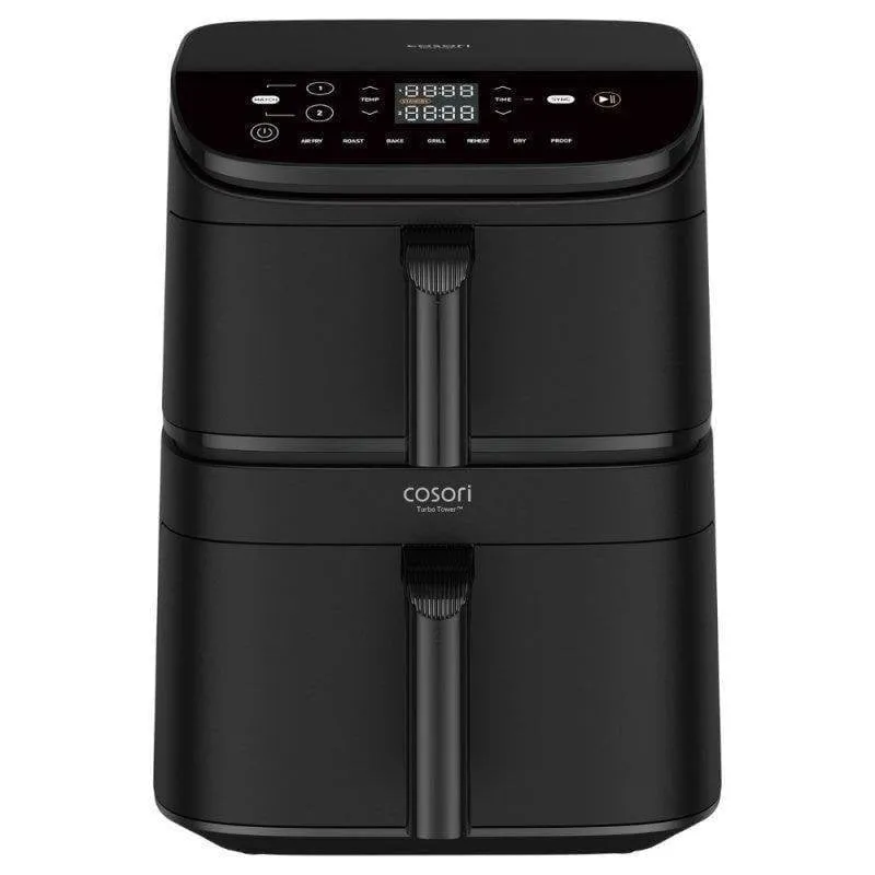 Friggitrice ad Aria Cosori Turbo Tower Ceramic Doppio Cestello 10,8 L 2630 W