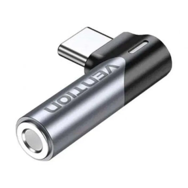 Adattatore Vention BGWH0 Jack 3.5 Femmina a USB-C Maschio Grigio