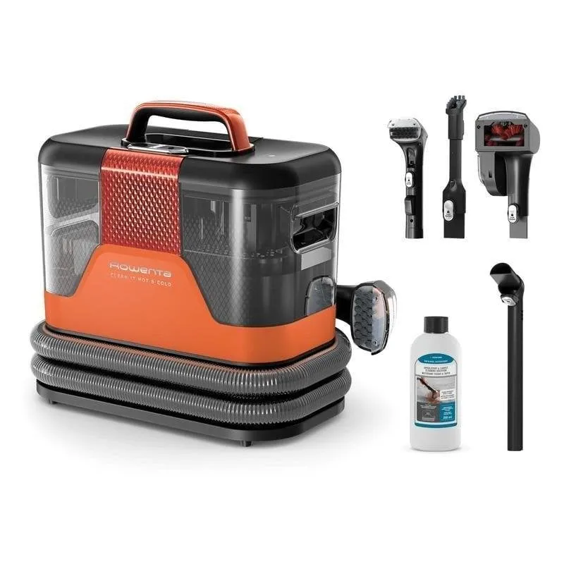 Aspirapolvere senza Sacco Rowenta IN7011 1150W Ciclonico Secco e Bagnato Nero Arancione