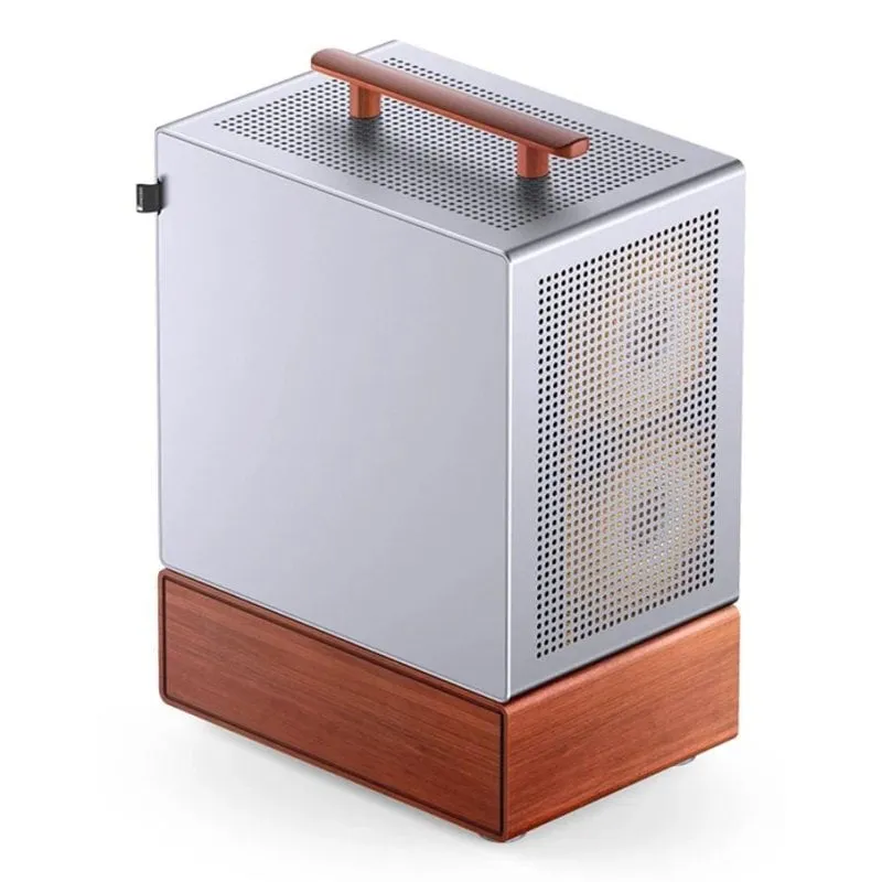 Case PC Jonsbo T7 Midi Tower Legno Alluminio ITX mATX Finestra