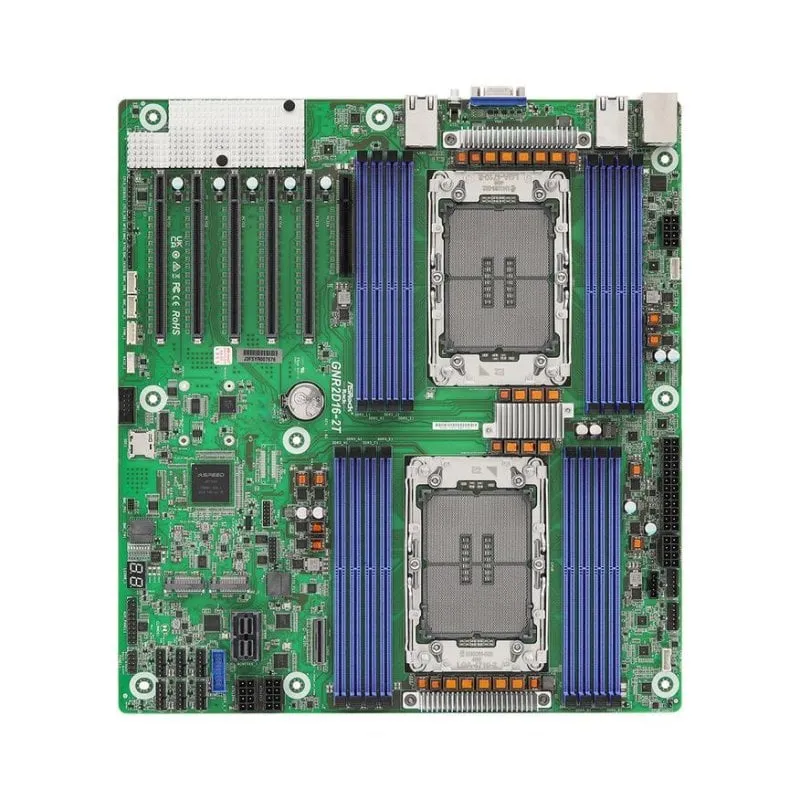 Scheda Madre AsRock GNR2D16-2T Intel SoC LGA4710 DDR5 EEB 10GbE AST2600