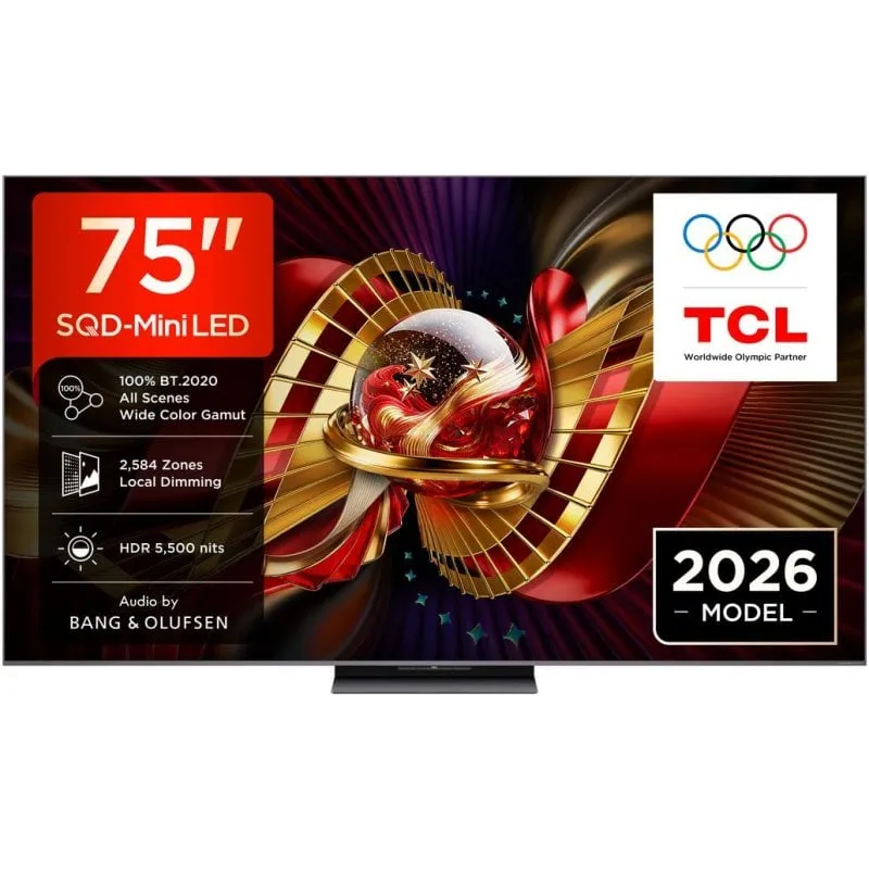 TV TCL QLED C8L 75C8L 75" 4K UltraHD 144Hz Smart TV Google TV HDR10 Dolby Vision