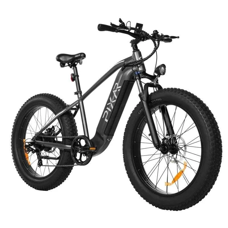 Bicicletta elettrica Pixar Space1 500W 48V 20Ah 26x4 Grigia Freno a disco