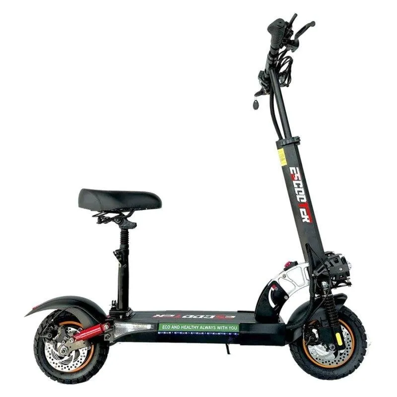 Patinete elettrico Emanba L10 Pro 800W Autonomia 60km Ruote 10 pollici Freni a disco Nero