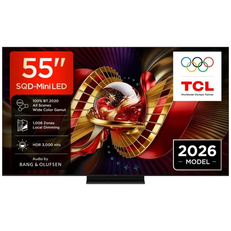 TV TCL QLED Mini LED C8L 55C8L 55" 4K UltraHD 144Hz Smart TV Google TV Dolby Vision