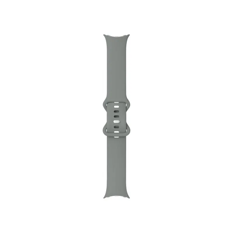 Cinturino Google Pixel Watch 3 45mm Fluoroelastomero Argento Taglia L