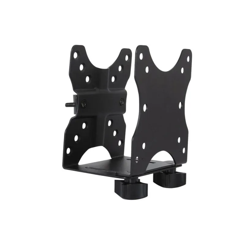 Digitus Supporto Mini PC Multifunzionale per Monitor Scrivania VESA 75x75 a 100x100 Max 5Kg