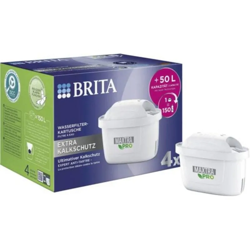 Cartuccia filtro acqua Brita 122188 4 pezzi bianco