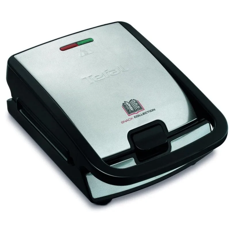 Sandwichiera Tefal Snack Collection SW852D 700W piastre rimovibili inox