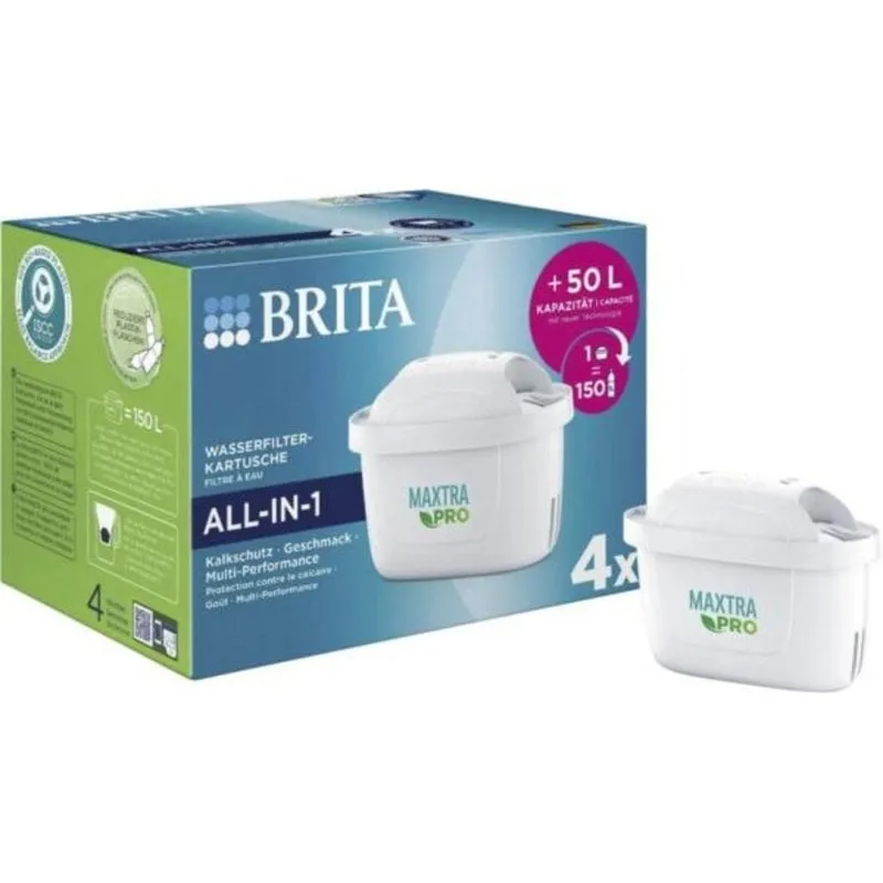 Cartuccia filtro acqua Brita 122027 4 pezzi Bianco compatibile Brita