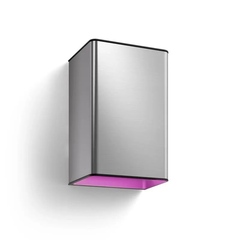 Applique da parete Philips Hue Resonate esterno Bluetooth Zigbee acciaio inox