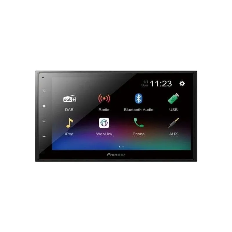 Ricevitore Multimediale Pioneer DMH-A340DAB Nero 2 DIN 200W Android iOS