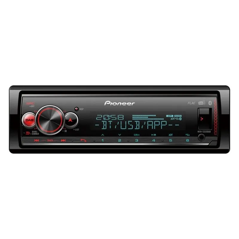 Ricevitore multimediale Pioneer MVH-S520DAB Nero 1 DIN 200W Android Bluetooth