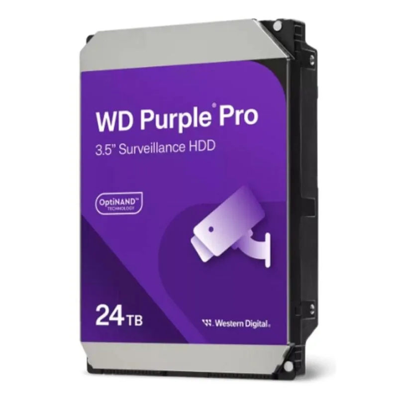 Disco Duro Western Digital Purple Pro WD241PURP 24TB HDD 7200rpm SATA 3.5