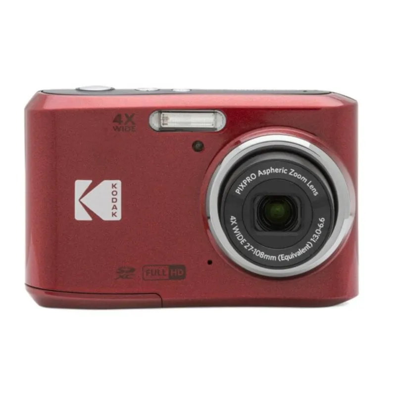 Cámara Compacta Kodak PIXPRO FZ45 16MP Zoom 4x Full HD Rossa