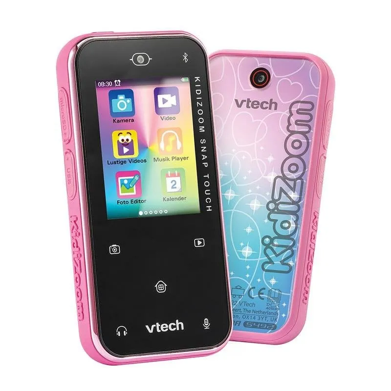 Smartphone per bambini VTech KidiZoom Snap Touch rosa touch Bluetooth