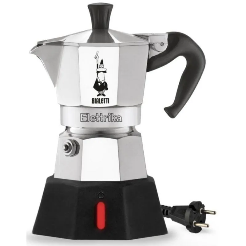 Caffettiera Moka elettrica Bialetti Moka Elettrika 0,09L 2 Tazze alluminio nero