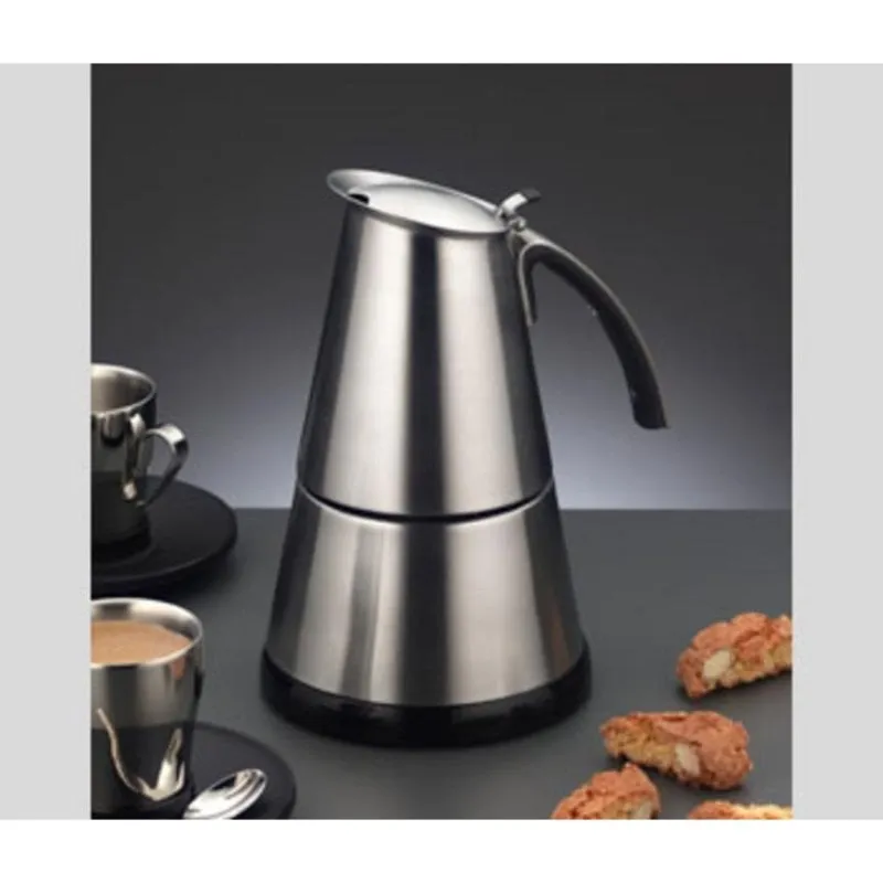 Caffettiera moka elettrica Rommelsbacher EKO 364/E inox 4 tazze 365 W