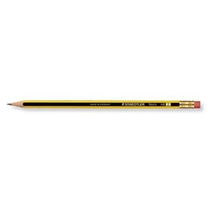 Matita grafite Staedtler Noris HB con gomma integrata legno PEFC
