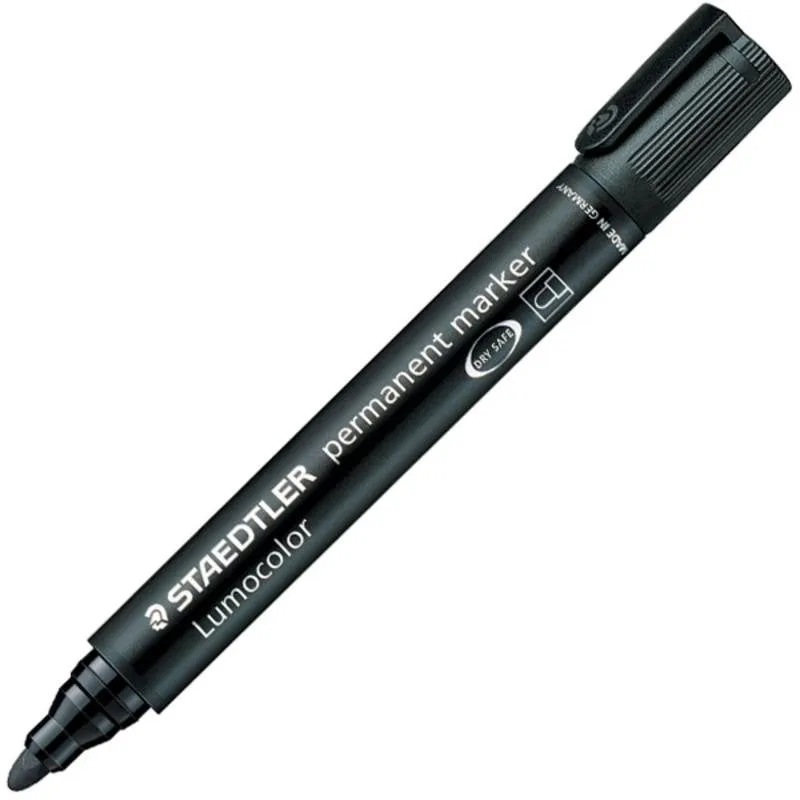 Marcatore Staedtler Lumocolor nero 2 mm ricaricabile asciugatura rapida