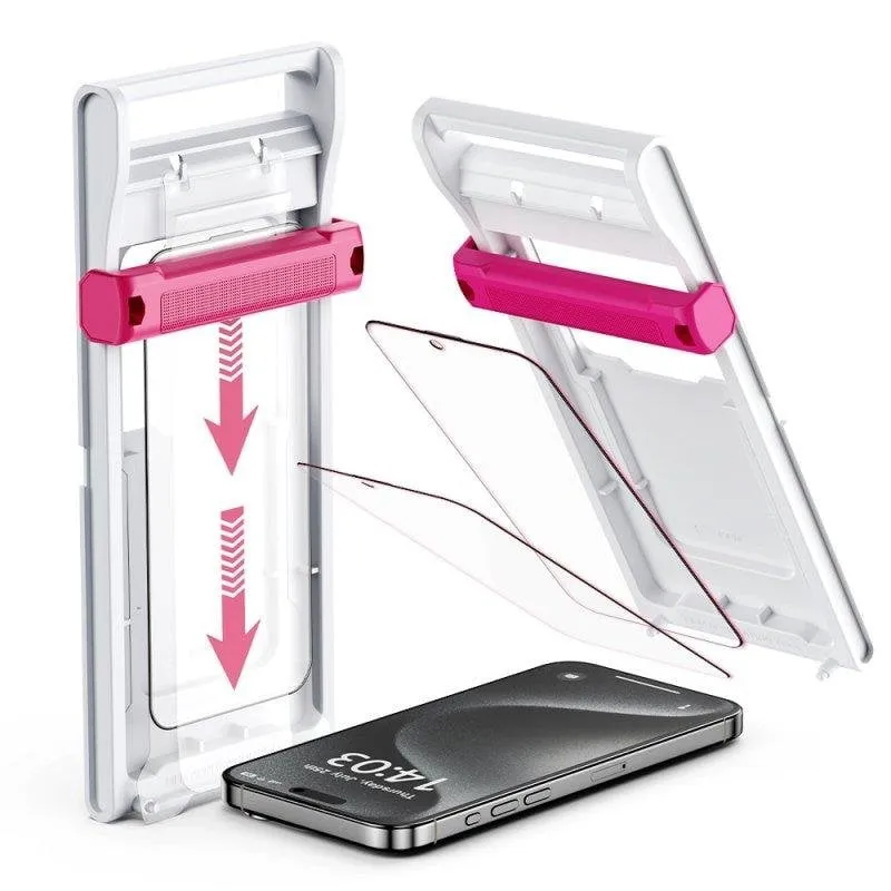 Protezione Schermo Paxa iPhone 15 16 Vetro Temperato HD Traslucido