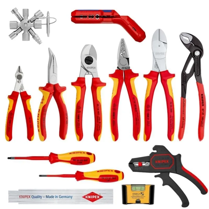 Set utensili Knipex 00 20 90 V02 13 pezzi chiave a cricchetto