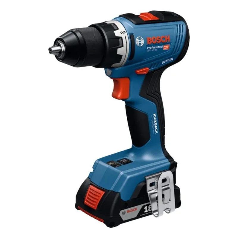 Trapano Bosch GSR 18V-65 18V 2100 RPM Nero Blu