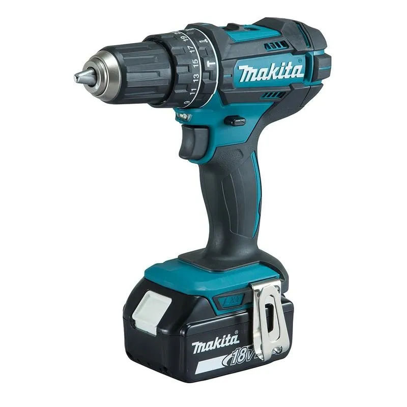 Trapano Makita DHP482RFX9 18V Brushless 2 Batterie 92 Accessori