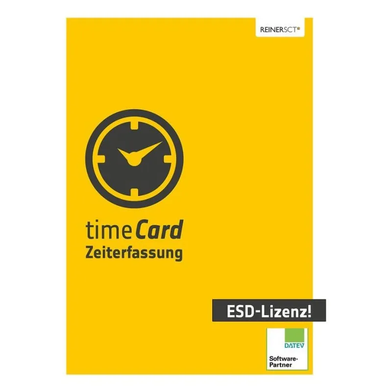 Licenza software Reiner SCT timeCard 10 utenti ESD 1 anno