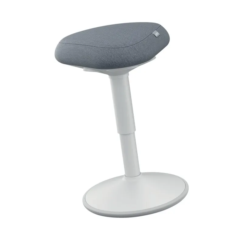 Sgabello Leitz Ergo Active Regolabile Ergonomico Seduta Comfort Grigio