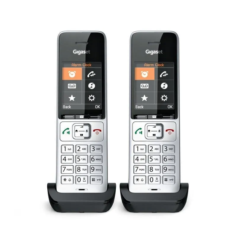 Telefono Gigaset COMFORT 500HX duo DECT analogico vivavoce 200 contatti