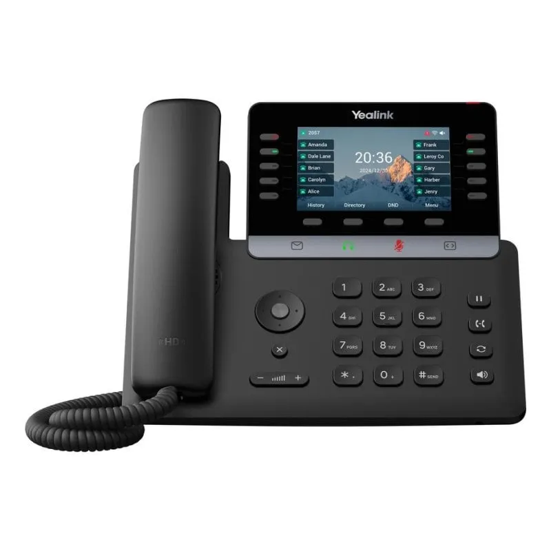 Telefono IP Yealink T74U Display 4.3" Nero Gigabit USB