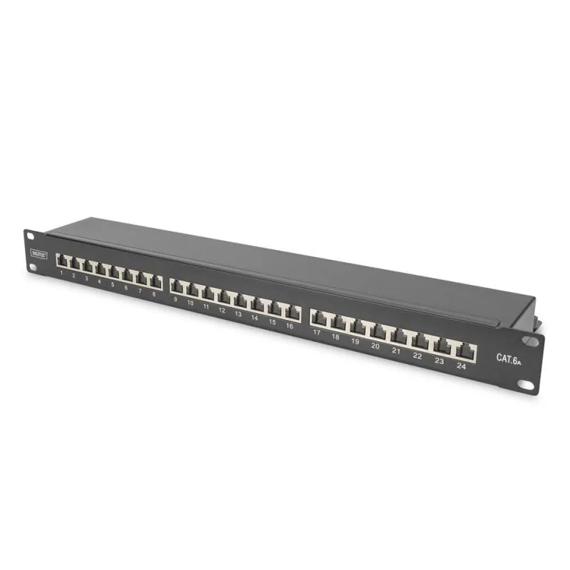 Pannello di permutazione Digitus DN-91624S-EA 24 porte Cat6A schermato 1U