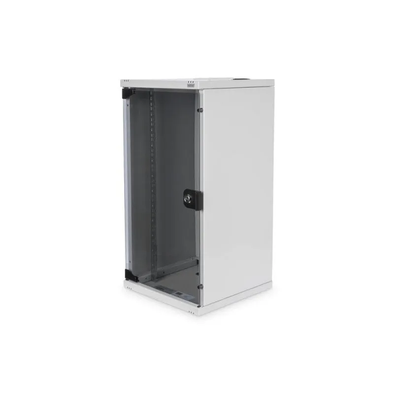 Armadio Rack Digitus 12U 10 pollici Grigio porta vetro acciaio IP20