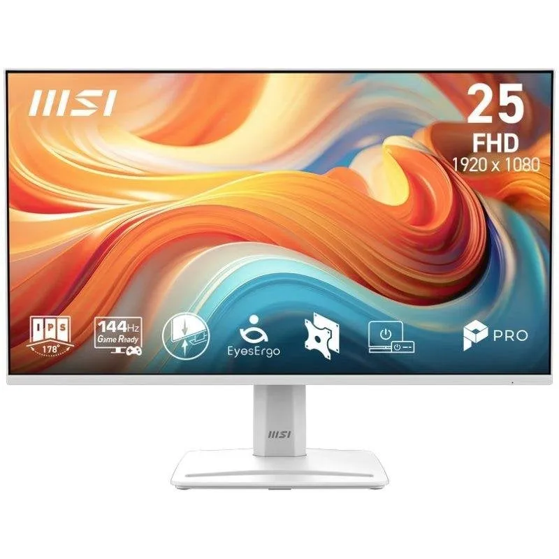 Monitor PC MSI PRO MP251W E14A 24,5" FullHD 144Hz IPS Adaptive-Sync 1ms