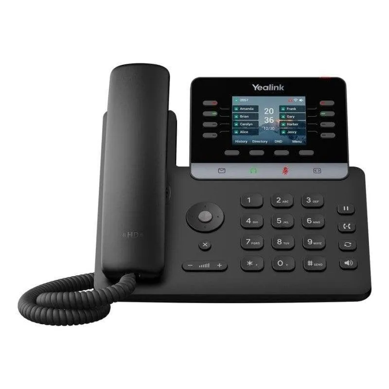 Telefono IP Yealink T73W Bluetooth 5.0 Wi-Fi 6 Display a Colori