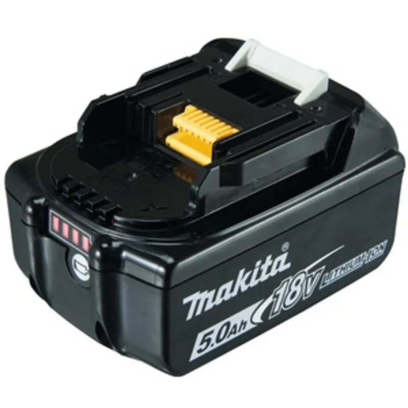 Batteria Makita 197280-8 Ioni di Litio 5 Ah 18 V LED Nera