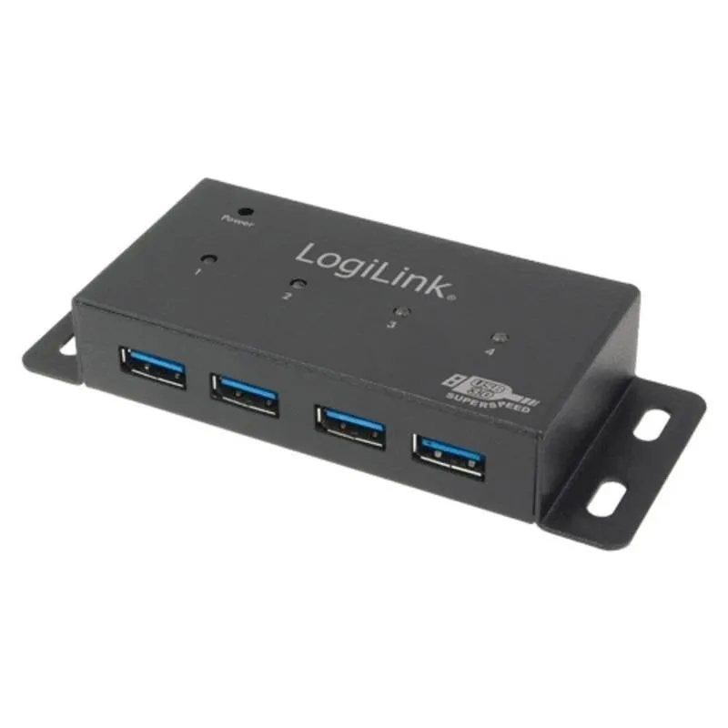 Hub LogiLink 4 porte 5000 Mbit/s USB 3.2 Gen 1 modello UA0149 grigio