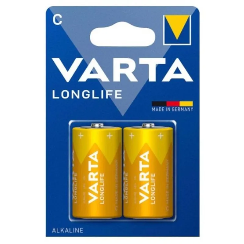 Batteria Varta 04114 LR14 Alcalina 1,5 V 2 pezzi Giallo