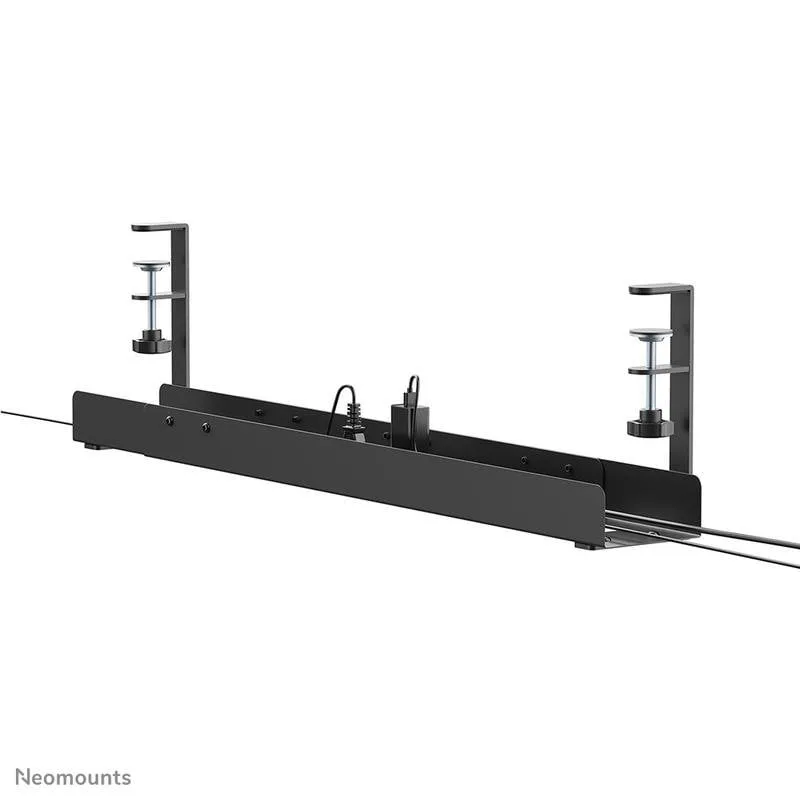 Organizzatore cavi Neomounts ADS07-120BL acciaio nero larghezza regolabile