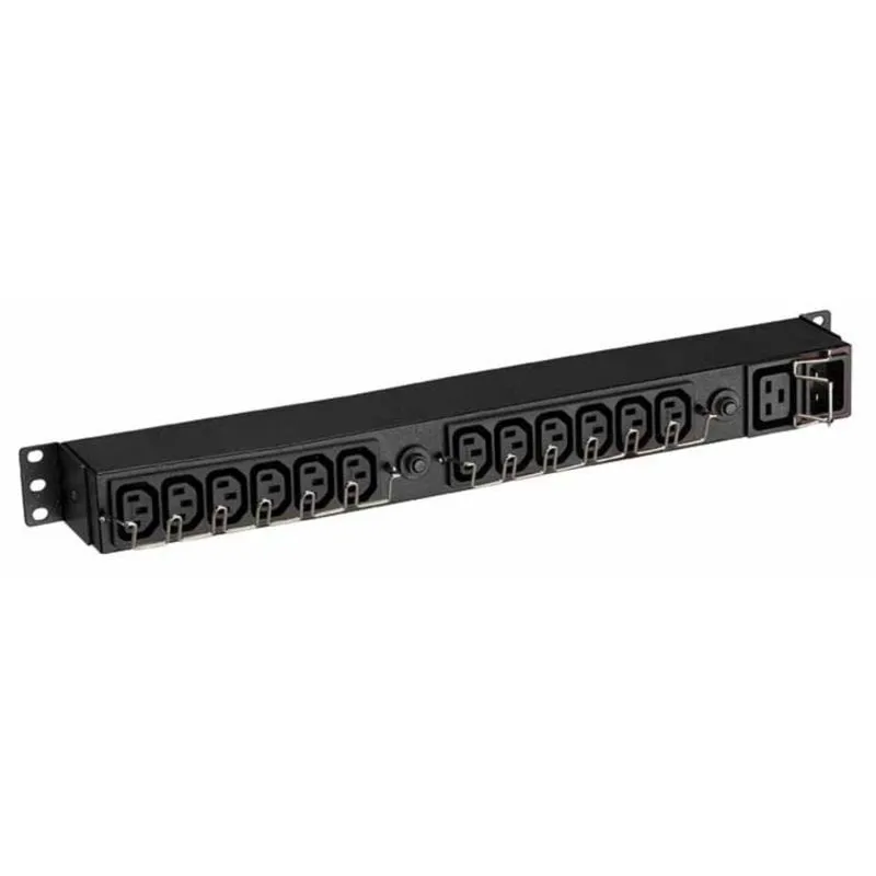 Multipresa Eaton EFLX12I 13 prese Monofase 1U Rack Nera Orizzontale/Verticale